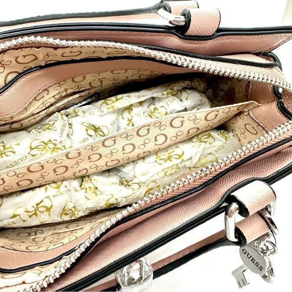 Guess Neutral Floral Crossbody Bag Purse - Picture 8 of 10